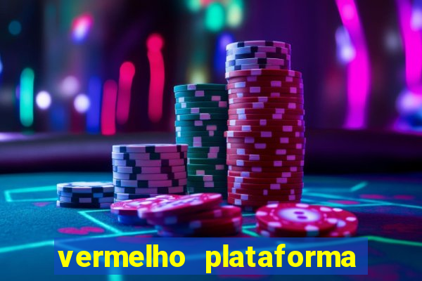 vermelho plataforma de jogos